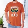 My Favorite Ski Buddies Call Me Dad For Ski Dad Men's Comfort Colors T-Shirt Yam