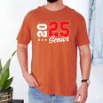 Football Senior Night Football Senior 2025 Graduation 51 Men's Comfort Colors T-Shirt Yam
