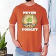 Never Forget Women Men Never Forget Men Nostalgia Men's Comfort Colors T-Shirt Yam