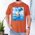 Frutiger Aero Aesthetic Tech Bubble Tea Boba Milktea Fishes Raglan Baseball Tee Men's Comfort Colors T-Shirt Yam Frutiger Aero Aesthetic Tech Bubble Tea Boba Milktea Fishes Raglan Baseball Tee Men's Comfort Colors T-Shirt Yam