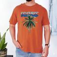 Frutiger Aero Palm Tree Y2k Aesthetic 2000s Trend Men's Comfort Colors T-Shirt Yam