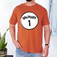 Graduate 1 Graduation Shirt Men's Comfort Colors T-Shirt Yam