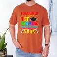 I Graduated From 1st Grade Graduation Matching Student Men's Comfort Colors T-Shirt Yam