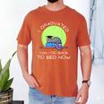 I Graduated Can I Go Back To Bed Now Cat Graduation For Men Women Girls Kids Men's Comfort Colors T-Shirt Yam