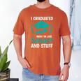 I Graduated Smart Graduation Student College University Men's Comfort Colors T-Shirt Yam
