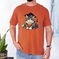 Graduation Cat Graduation Present For Graduate Grad Men's Comfort Colors T-Shirt Yam Graduation Cat Graduation Present For Graduate Grad Men's Comfort Colors T-Shirt Yam