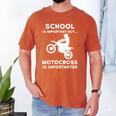 Graduation Shirt For Dirtbike Motocross Riders Men's Comfort Colors T-Shirt Yam