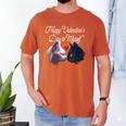 Happy Valentines Day Self Introvert Humor Antisocial Men's Comfort Colors T-Shirt Yam
