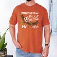 I'm Not Sleeping I'm Just Resting My Eyes Father's Day Dad Men's Comfort Colors T-Shirt Yam