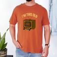 I'm This Old Please Rewind 80s 90s Nostalgia VHS VCR Men's Comfort Colors T-Shirt Yam