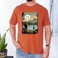 Introvert Bigfoot Sasquatch Loch Ness Monster Bruh Men's Comfort Colors T-Shirt Yam