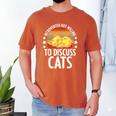 Introvert Cat Kitten Quote For Feline Whisperer Men's Comfort Colors T-Shirt Yam Introvert Cat Kitten Quote For Feline Whisperer Men's Comfort Colors T-Shirt Yam