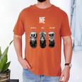 Introvert Relaxation Me Myself And Silence Skulls Men's Comfort Colors T-Shirt Yam