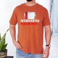 Introverted Please Wait Introvert Saying Sarcasm Men's Comfort Colors T-Shirt Yam