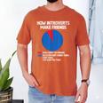 How Introverts Make Friends Sayings For Introverts Men's Comfort Colors T-Shirt Yam How Introverts Make Friends Sayings For Introverts Men's Comfort Colors T-Shirt Yam