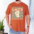 Introverts Unite Separately Introverted Antisocial Men's Comfort Colors T-Shirt Yam Introverts Unite Separately Introverted Antisocial Men's Comfort Colors T-Shirt Yam