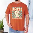 Introverts Unite Separately Introverted Antisocial Men's Comfort Colors T-Shirt Yam