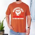 Introverts Unite Separately In Your Own Homes Saying Men's Comfort Colors T-Shirt Yam