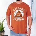 If It's Clogged I'm Involved Toilet Joke Unclog Bathroom Dad Men's Comfort Colors T-Shirt Yam