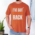 I’VE GOT MY OWN BACK INTROVERT Words On Back Men's Comfort Colors T-Shirt Yam