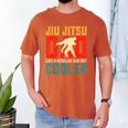 Jiu Jitsu Dad Like A Regular Dad But Cooler Dad Father Men's Comfort Colors T-Shirt Yam