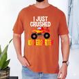 I Just Crushed Kindergarten Monster Graduation Shirt Men's Comfort Colors T-Shirt Yam