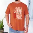 Just A Regular Dad Trying Not To Raise Liberals Father's Day Men's Comfort Colors T-Shirt Yam Just A Regular Dad Trying Not To Raise Liberals Father's Day Men's Comfort Colors T-Shirt Yam