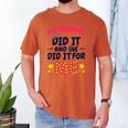 Kids My Mommy Did It Graduation Mom Graduate Men's Comfort Colors T-Shirt Yam