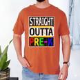 Kids Straight Outta Pre-K Graduation Men's Comfort Colors T-Shirt Yam