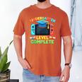 Kindergarten Level Complete Graduation Class 2025 Gamer Boys Men's Comfort Colors T-Shirt Yam