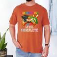 Kindergarten Level Complete Last Day Of School Graduation Men's Comfort Colors T-Shirt Yam