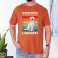 Labrador Retriever Introvert White Lab Men's Comfort Colors T-Shirt Yam Labrador Retriever Introvert White Lab Men's Comfort Colors T-Shirt Yam