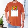 Last Day Of School Sign My Shirt Autograph Graduation Men's Comfort Colors T-Shirt Yam