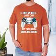 Last Days Of School Graduation Kindergarten Gamer Boys Kids Men's Comfort Colors T-Shirt Yam