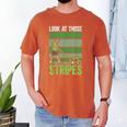 Look At Those Stripes Lawn Mowing Dad Lawn Mower Small Men's Comfort Colors T-Shirt Yam