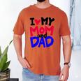 I Love My Mom And Dad Idea Shirt Men's Comfort Colors T-Shirt Yam I Love My Mom And Dad Idea Shirt Men's Comfort Colors T-Shirt Yam