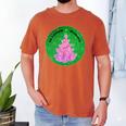 In Loving Memory Cancer Christmas Tree Memorial Men's Comfort Colors T-Shirt Yam In Loving Memory Cancer Christmas Tree Memorial Men's Comfort Colors T-Shirt Yam