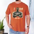 I Am Man King Powerful Dad Afro Melanin Men's Comfort Colors T-Shirt Yam