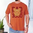 Marvel Iron Man Dad I Love You 3000 Text Fill Father's Day Small Men's Comfort Colors T-Shirt Yam