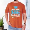 Master's Degree Graduation Masters Degree Survivor Men's Comfort Colors T-Shirt Yam