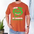 In My Memory Of My Grandpa NON-HODGKIN'S LYMPHOMA AWARENESS Men's Comfort Colors T-Shirt Yam