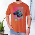 Monster Truck Dad Family Matching Shirt Truck Lovers Men's Comfort Colors T-Shirt Yam