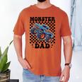 Monster Truck Dad Family Matching Monster Trucks Birthday Men's Comfort Colors T-Shirt Yam