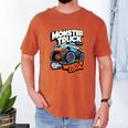 Monster Truck Dad Wheelie Cool Like Normal Dad Men's Comfort Colors T-Shirt Yam Monster Truck Dad Wheelie Cool Like Normal Dad Men's Comfort Colors T-Shirt Yam