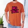 No Small Talk Zone – Introvert Quote Men's Comfort Colors T-Shirt Yam No Small Talk Zone – Introvert Quote Men's Comfort Colors T-Shirt Yam