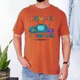 No Wi-Fi No Problem – Retro Dial Up Tech Nostalgia Men's Comfort Colors T-Shirt Yam