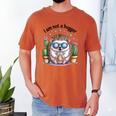 I Am Not a Hugger Introvert Hedgehog With Cactus Men's Comfort Colors T-Shirt Yam I Am Not a Hugger Introvert Hedgehog With Cactus Men's Comfort Colors T-Shirt Yam