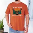 Im Not Lost Im Hunting Introvert Hunter Antisocial Men's Comfort Colors T-Shirt Yam