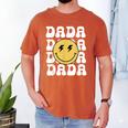 One Happy Family Birthday Matching Apparel Dada One Happy Dude Birthday Theme Family Matching Adult Child Short Sleeve Crew Neck Classic Fit Polyester 50 Cotton 50 Men's Comfort Colors T-Shirt Yam