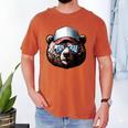 Papa Bear Face Cool Dad Style Retro Fathers Day Daddy Bear Men's Comfort Colors T-Shirt Yam